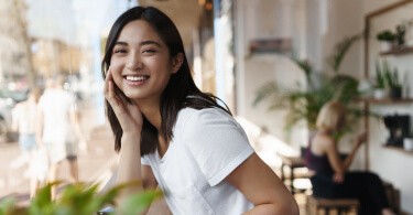 Photo of woman smiling