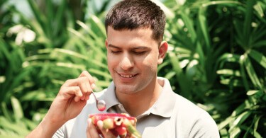 Photo of man smiling